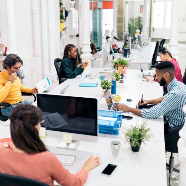 Office Workers in Co-Working